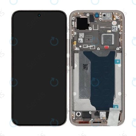 Displej pre Xiaomi 15T Pro 5G, Mocha Gold, Dotykové sklo s rámom, 5600060O12U00, Genuine Service Pack