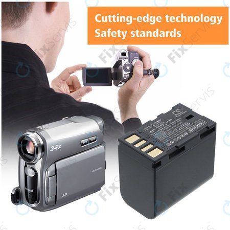 Batéria pre JVC EX-Z2000, GR-D720, D740, D750, D770, 2400mAh, Li-Ion, 7.4V, BN-VF823, HQ