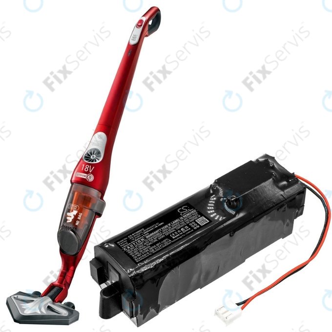 Rowenta Air Force Extreme RH-series, Tefal TY-series - Batéria RS-RH5273, MISRH5273-01 Li-Ion 18.5V 2600mAh HQ