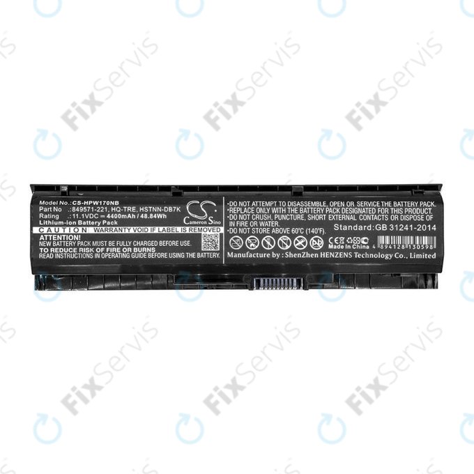 Batéria pre HP 17, Omen 17, Pavilion 17, 4400mAh, Li-Ion, 11.1V, 849571-221, HQ