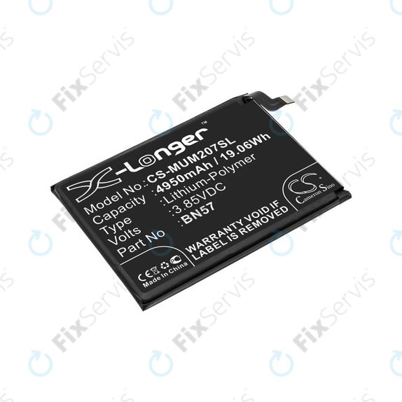 Xiaomi Poco X3 NFC, X3 Pro - Batéria BN57 4950mAh HQ