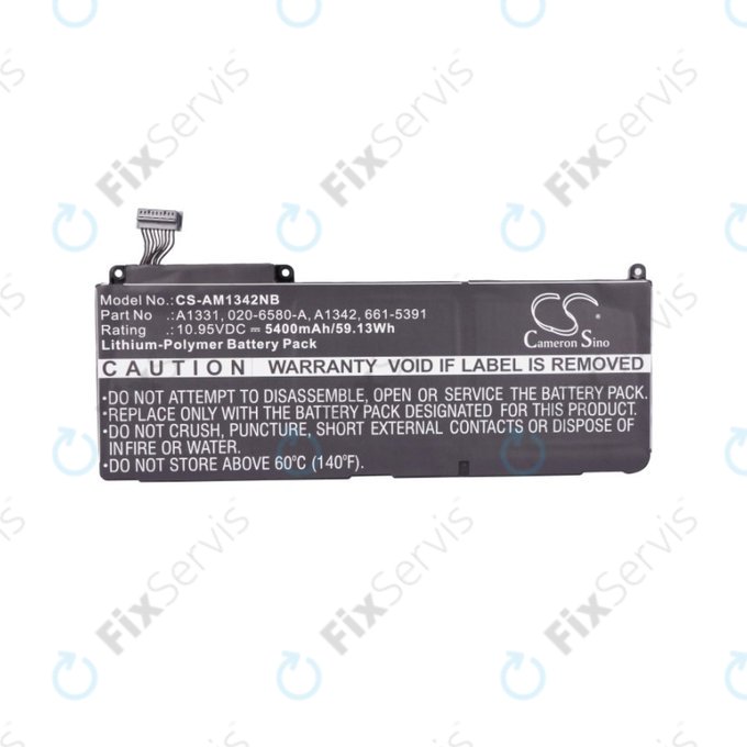 Apple MacBook 13" A1342 (Late 2009 - Mid 2010) - Batéria A1331 5400mAh HQ