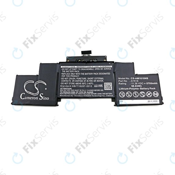 Apple MacBook Pro 15" A1398 (Mid 2015) - Batéria A1618 8700mAh HQ