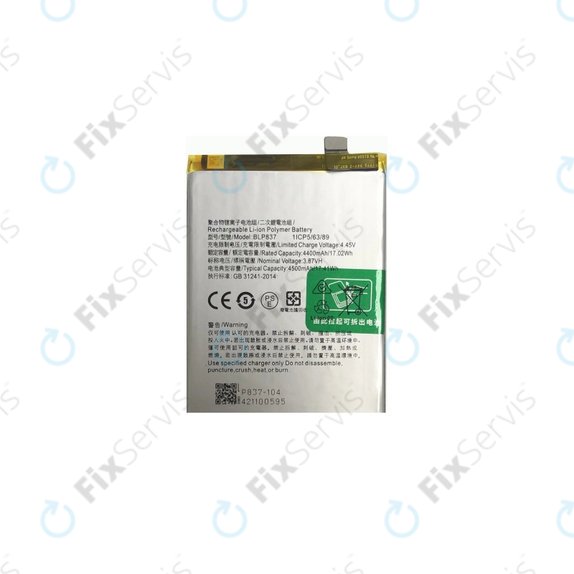Oppo Reno 8 Pro CPH2357 - Batéria BLP837 4500mAh