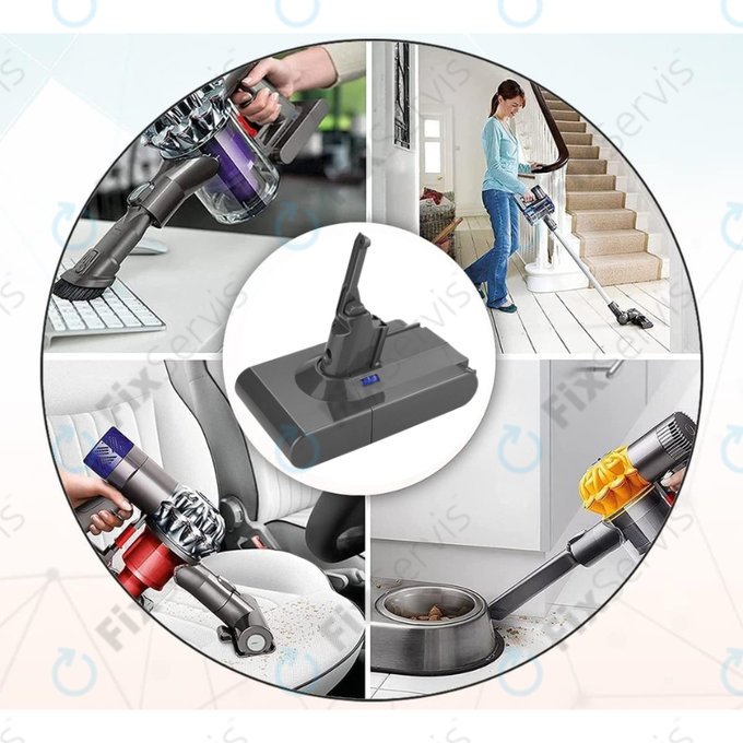 Dyson V8 - Batéria 215681, PM8-US-HFB1497A Li-Ion 21.6V 3000mAh