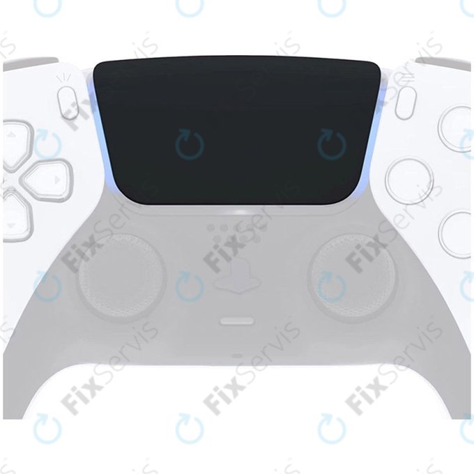 Kryt touchpadu V2.0 (Black) pre ovládač Sony PlayStation 5 DualSense
