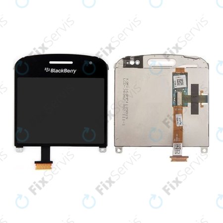 Blackberry Bold Touch 9900 - LCD Displej + Dotykové Sklo + Rám Verzia 002 (Black) TFT