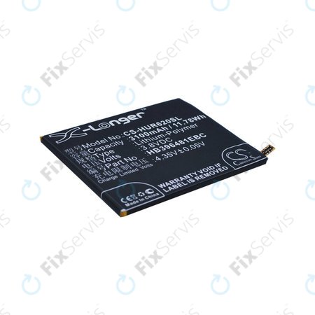 Batéria pre Huawei Ascend Y6 2, Honor 5a, Huawei G7 Plus, 3100mAh, Li-Pol, 3.8V, HB396481EBC, HQ