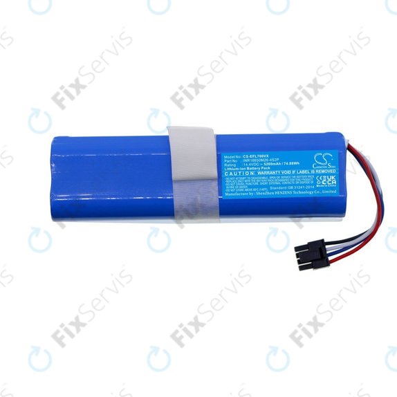Batéria pre Eufy Robovac L70 Hybrid, 5200mAh, Li-Ion, 14.4V, D080-4S2P, HQ