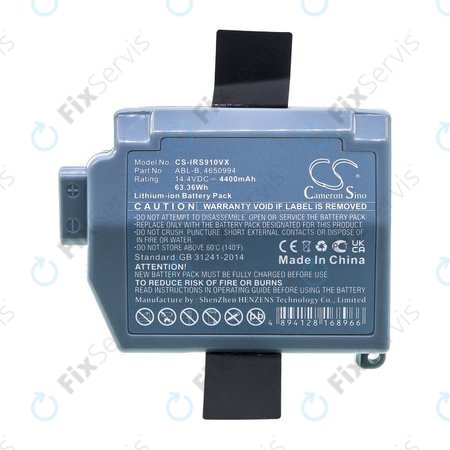Batéria pre iRobot Roomba S9, S9+, 4400mAh, Li-Ion, 14.4V, ABL-B, HQ