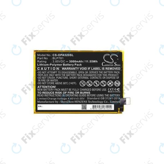 Oppo A52 - Batéria BLP781 3000mAh HQ
