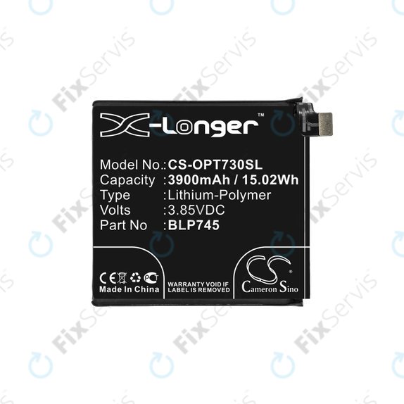 OnePlus 7T Pro - Batéria BLP745 3900mAh HQ