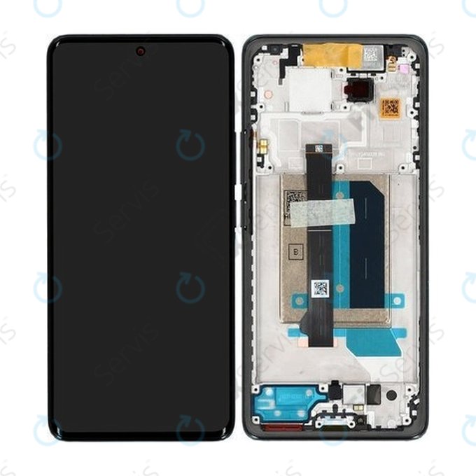 Xiaomi Redmi Note 14 Pro+ 5G 24094RAD4G - LCD Displej + Dotykové Sklo + Rám (Midnight Black) - 5600190O16U00 Genuine Service Pack