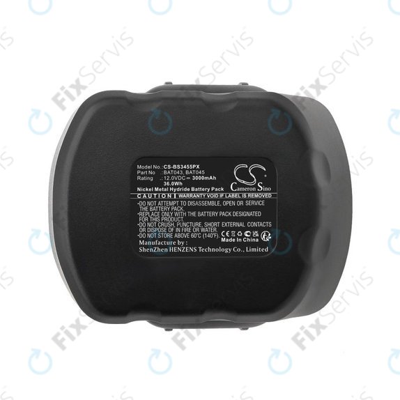 Bosch 12V - Batéria BAT043, BAT045 3000mAh