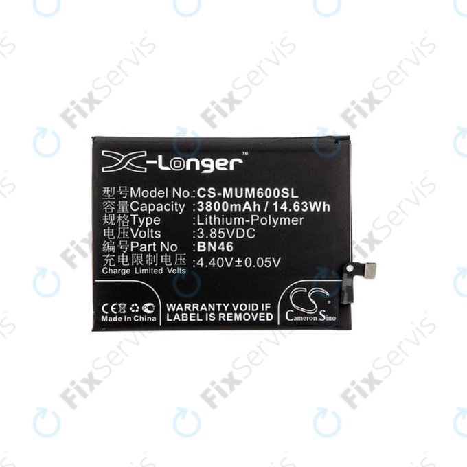 Xiaomi Redmi Note 8T, Redmi 7, Redmi 8A - Batéria BN46 3800mAh HQ