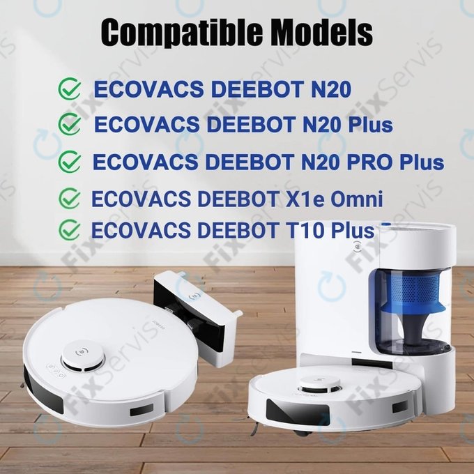 HEPA filter, 2 ks pre Ecovacs Deebot N20, N20 Plus, N20 Pro Plus