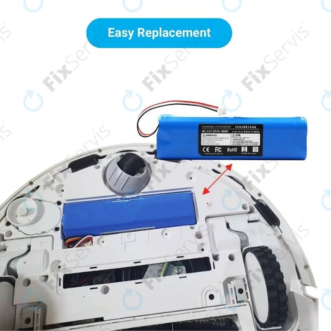 Xiaomi Roidmi EVE Plus, Viomi, Lydsto, Proscenic, Tefal - Batéria XJT-2P4S-6800 Li-Ion 14.4V 6800mAh
