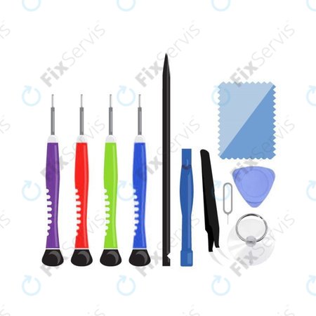 FixPremium - Kompletný Set Náradia pre Montáž Mobilných Telefónov 11v1