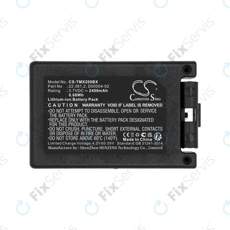 Batéria pre Tele Radio TG-TXMNL, 2400mAh, Li-Ion, 3.7V, D00004-02, HQ