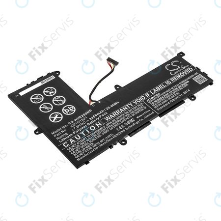 Batéria pre Asus VivoBook E200, L200, Eeebook X206, 3350mAh, Li-Pol, 7.6V, C21N1521, HQ