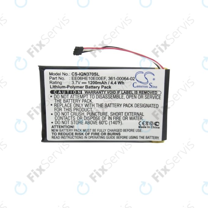 Garmin Nuvi 3700, 3760, 3760T, 3790, 3790T - Batéria 361-00046-02, 361-00064-02, EE06HE10E00EF 1200mAh HQ
