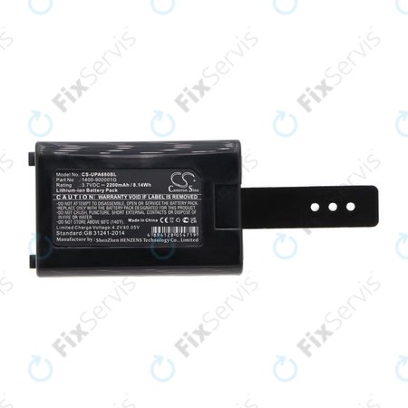 Batéria pre Unitech HT680, 2200mAh, Li-Ion, 3.7V, 1400-900005G, HQ