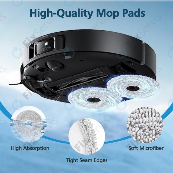 Mopovacia utierka, 2 ks pre Xiaomi Dreame X40 Ultra, L40 Ultra, L10s Ultra, Pro Gen2, Mova E30 Ultra