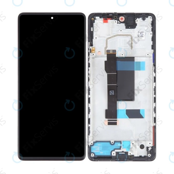Xiaomi Poco X5 Pro 22101320G 22101320I - LCD Displej + Dotykové Sklo + Rám (Astral Black) OLED