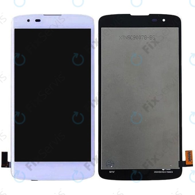 LG K8 K350N - LCD Displej + Dotykové Sklo (White) TFT