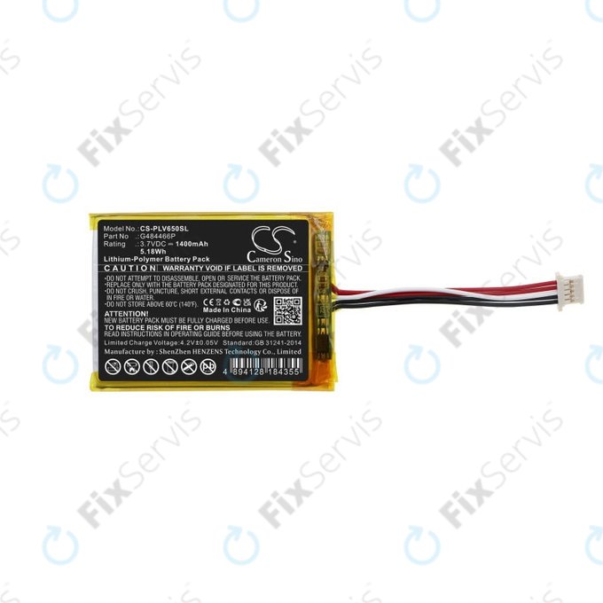 Batéria pre Polar V650, 1400mAh, Li-Pol, 3.7V, G484466P, HQ