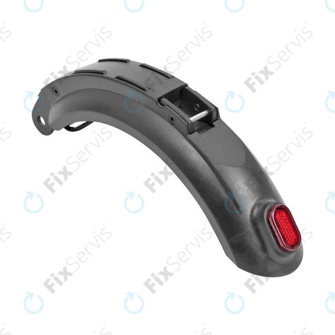 Kugoo S1, S1 Pro, S2, S3 - Zadný Blatník so Svetlom a Káblom (Black)