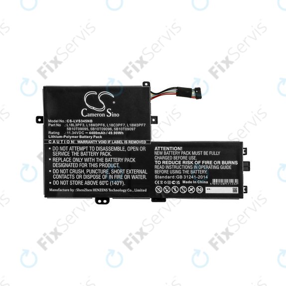 Batéria pre Lenovo IdeaPad C340 14, 15, 4400mAh, Li-Pol, 11.34V, 5B10T09095, HQ