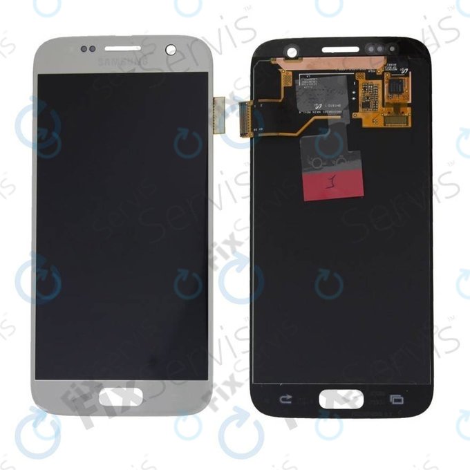 Samsung Galaxy S7 G930F - LCD Displej + Dotykové Sklo (Black) - GH97-18523A, GH97-18761A, GH97-18757A Genuine Service Pack