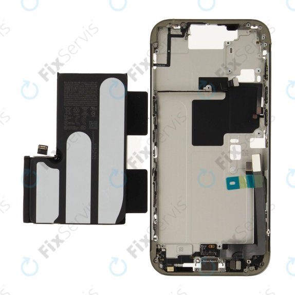 Stredný Rám s Batériou pre iPhone 16 Pro Max | Natural Titanium | ZD076-00696 | Genuine Apple