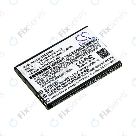 Batéria pre Saiet Lumina, Ready, Single, Brondi Amico Favoloso, Gigaset GI390, 590, 800mAh, Li-Ion, 3.7V, V30145-K1310-X470, HQ