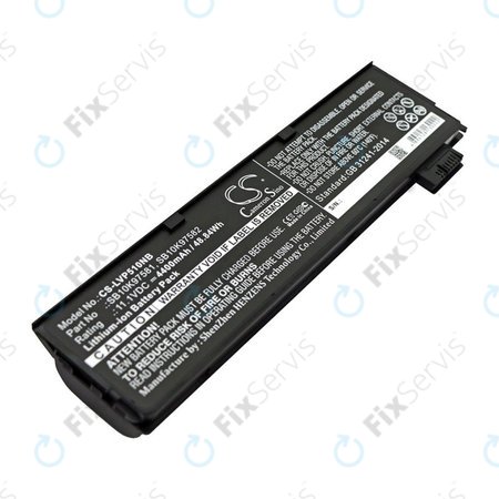 Batéria pre Lenovo ThinkPad P51, T470, T570, 4400mAh, Li-Ion, 11.1V, SB10K97581, HQ