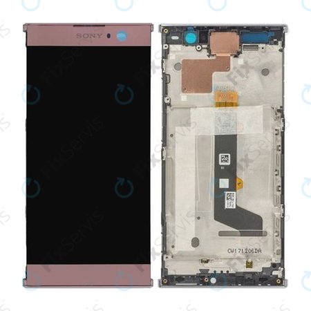 Sony Xperia XA2 H4113 - LCD Displej + Dotykové Sklo + Rám (Pink) - 78PC0600040 Genuine Service Pack