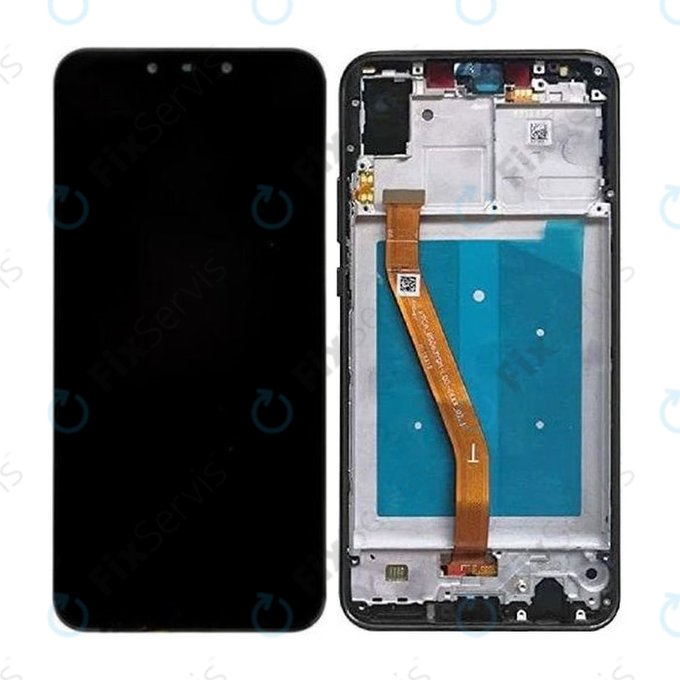 Huawei Nova 3 - LCD Displej + Dotykové Sklo + Rám (Black) TFT