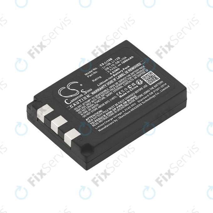 Batéria pre Olympus C-765 Zoom, Camedia X-3, 1090mAh, Li-Ion, 3.7V, Li-10B, HQ