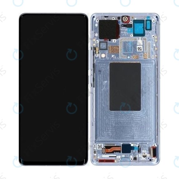 Xiaomi 12 Pro 2201122C 2201122G - LCD Displej + Dotykové Sklo + Rám (Blue) - 56000400L200, 56000900L200 Genuine Service Pack