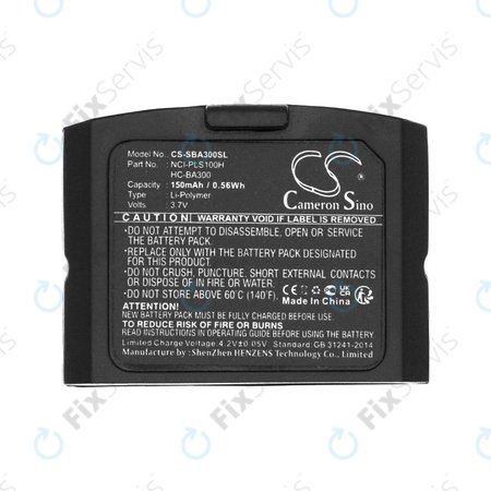 Batéria pre Sennheiser IS 410, IS 4200, RR 4200, SET 830, SET 840, 150mAh, Li-Pol, 3.7V, HC-BA300, HQ