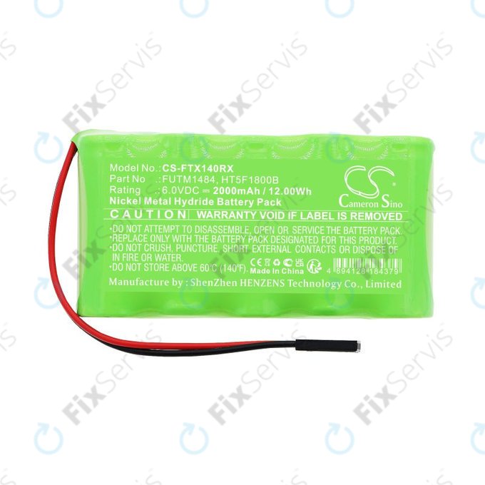 Batéria pre Futaba 14SG, 4PKS, 2000mAh, Ni-MH, 6V, FUTM1484, HQ
