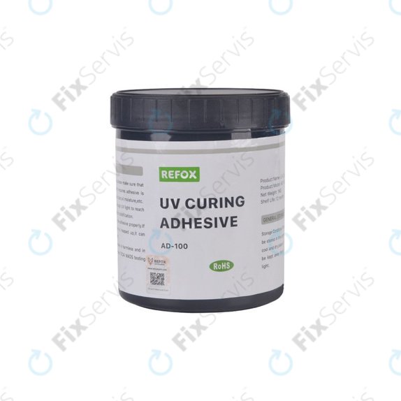 Refox AD-100 - UV Vytvrditeľné Vodotesné Lepidlo (1kg)