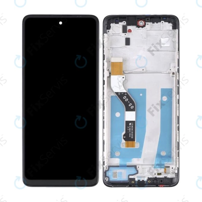 Motorola Moto G60s XT2133 - LCD Displej + Dotykové Sklo + Rám (Black) TFT