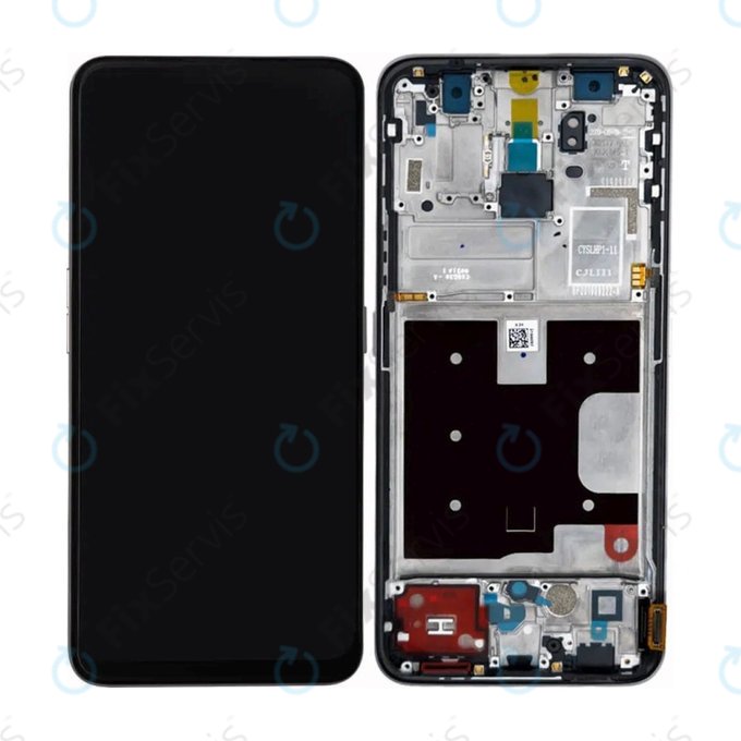 Oppo Reno 2 Z - LCD Displej + Dotykové Sklo + Rám - REF-OPPOR2Z01BF Genuine Service Pack