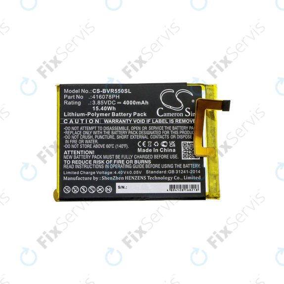 Batéria pre Blackview BV5500, 4000mAh, Li-Pol, 3.85V, 416078PH, HQ