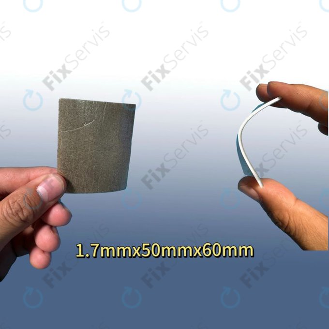 Vysokoteplotná izolačná podložka na prenos IC a opravy displejov (70mm × 60mm × 1.7mm)