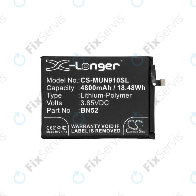 Xiaomi Redmi Note 9 Pro - Batéria BN52 4800mAh HQ