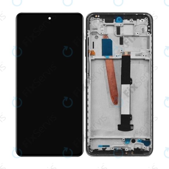 Xiaomi Poco X3 NFC - LCD Displej + Dotykové Sklo + Rám (Shadow Grey) TFT