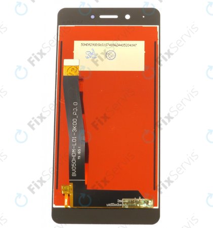 Huawei Nova Smart, Enjoy 6s, Honor 6c - LCD Displej + Dotykové Sklo + Rám + Batéria (White) - 02351FUU Genuine Service Pack